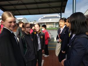 通学初日バディと初対面