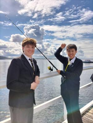 初日のマリンクラス魚釣り