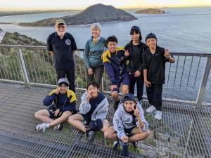 トマリーヘッドの頂上にて