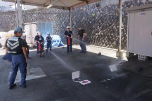 消火器取り扱い訓練