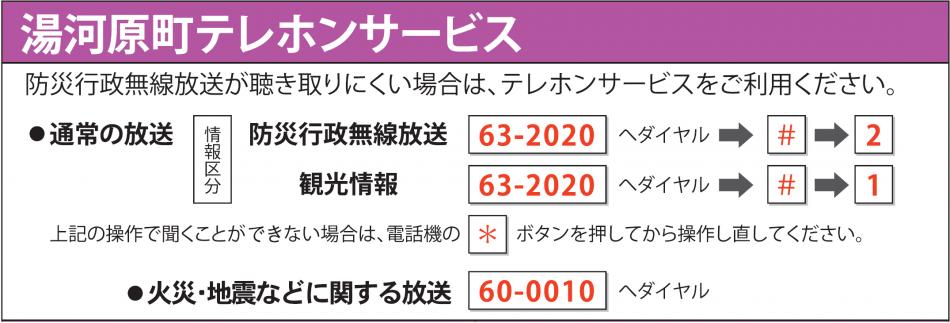 湯河原町テレホンサービス