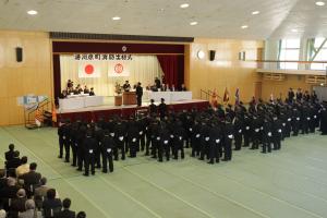 消防出初式表彰風景