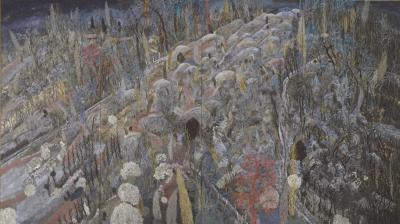 平松礼二《路・土まんじゅう》1979年