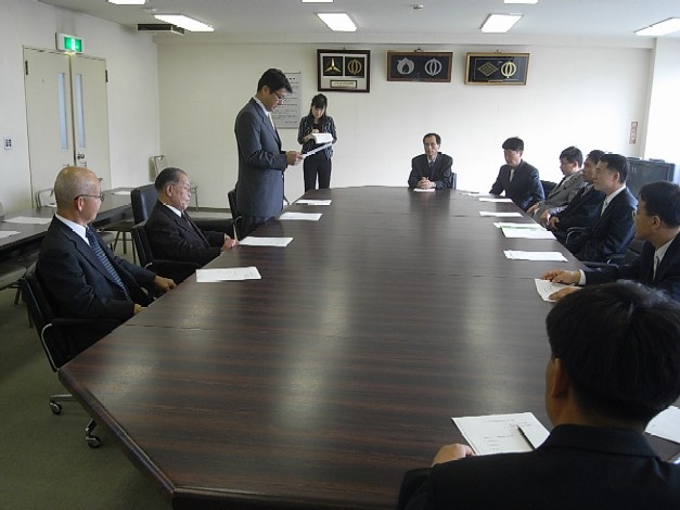 大韓民国忠州市訪問団表敬訪問（1）の画像