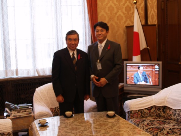 冨田町長トップセールス　衆議院議員会館（1）の画像