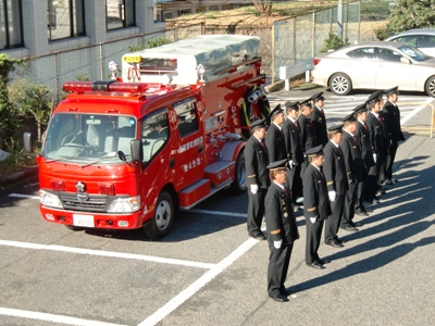 消防ポンプ車配属式 （2）の画像
