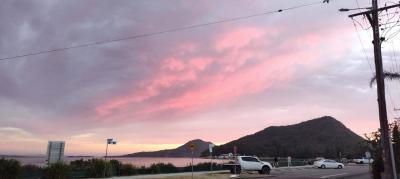 朝6時のショールベイの様子